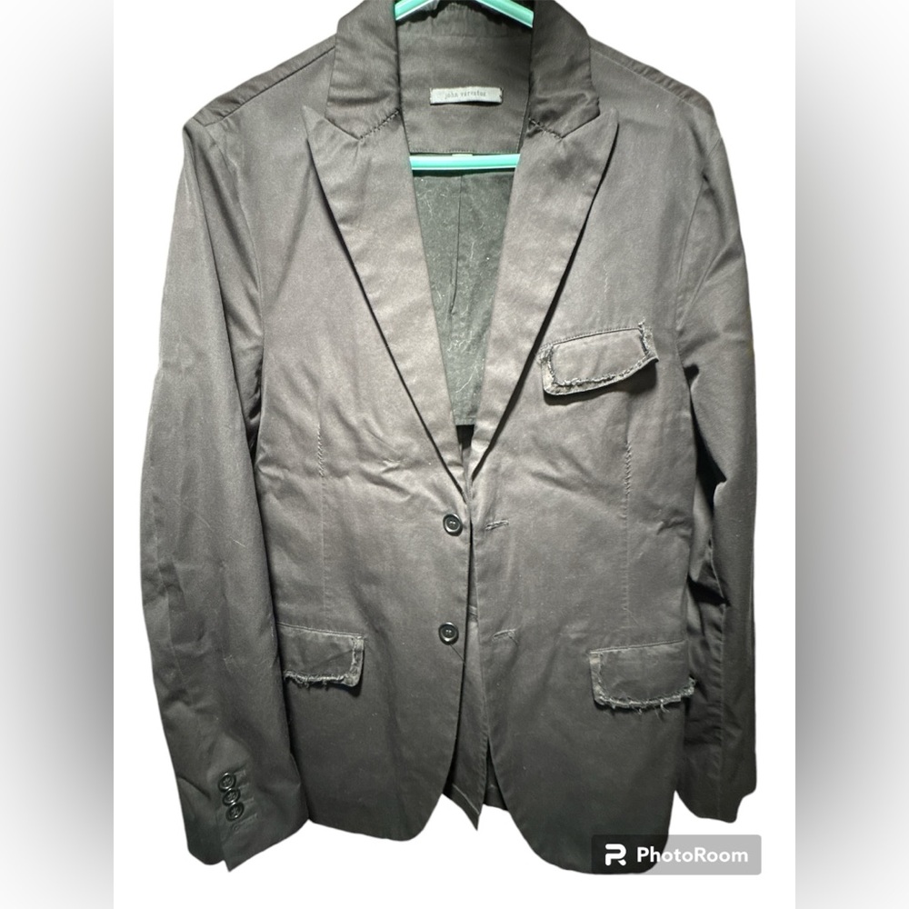 John Varvatos blazer jacket black size 50 made in Italy